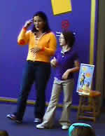 Rachel and Leah at the Children's Museum